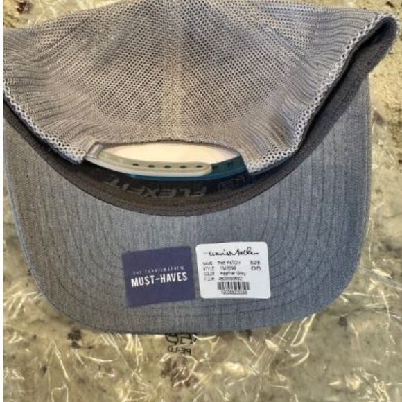New Travis Mathew The Patch Grey Snapback Hat - Picture 4 of 7